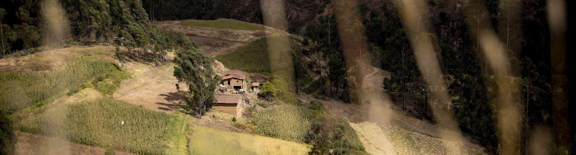 秘鲁乡下的一所房子.